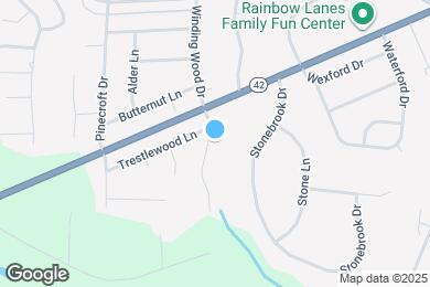 Map image of the property - 209 Walnut Creek Dr