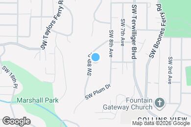 Map image of the property - 9316 SW 8th Dr