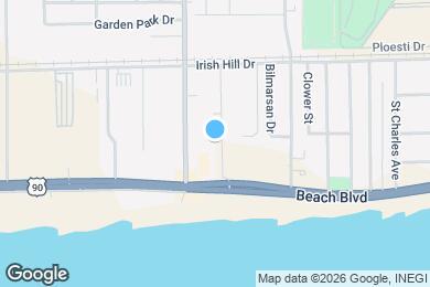 Map image of the property - 1678 Beach Blvd