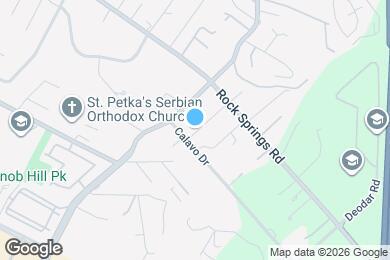 Map image of the property - 1516 Calavo Dr