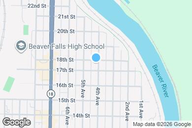 Map image of the property - 1711 4th Ave
