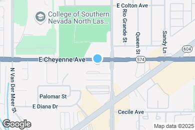 Map image of the property - 3437 E Cheyenne Ave