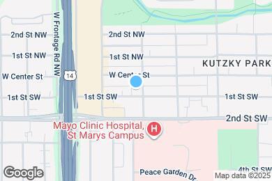 Map image of the property - 1309 1st St SW