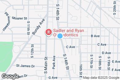 Map image of the property - 921 S 14th St