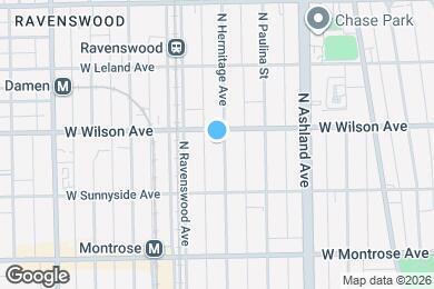 Map image of the property - 4546 N Hermitage Ave