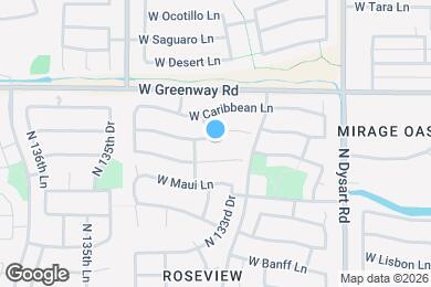 Map image of the property - 13345 W Acapulco Ln