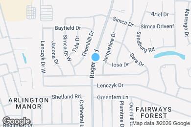 Map image of the property - 3403 Rogero Rd