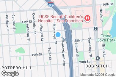 Map image of the property - 245B Mississippi St