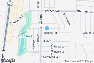 Map image of the property - 5929 Birchill Road Watauga TX