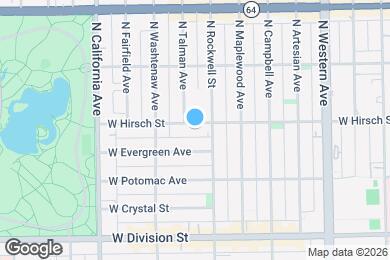 Map image of the property - 2617 W Hirsch St