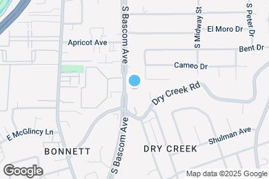 Map image of the property - 2350 S Bascom Ave