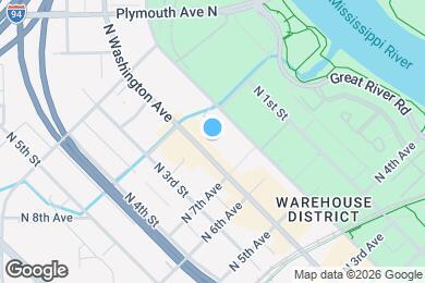 Map image of the property - 718 Washington Ave N