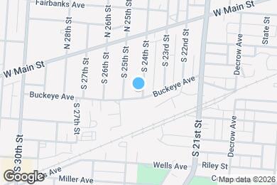Map image of the property - 95 S 24th St