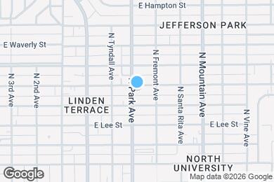 Map image of the property - 1002 E Lester St