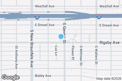 Map image of the property - 843 Rigsby Ave