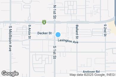 Map image of the property - 1108 E Lexington Ave