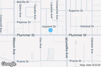 Map image of the property - 9501 Laramie Ave