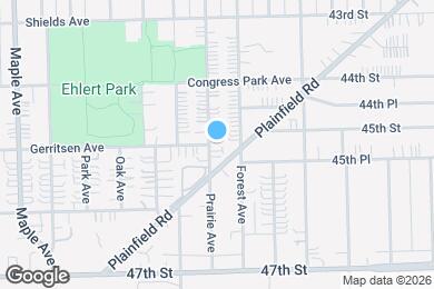 Map image of the property - 4427 Prairie Ave