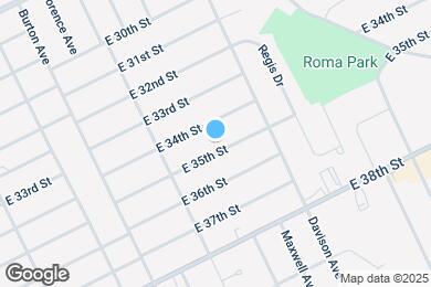 Map image of the property - 1416 E 35th St
