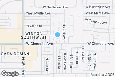 Map image of the property - 3218 W Glendale Ave