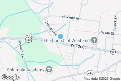 Map image of the property - 1004 W 7th St