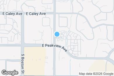 Map image of the property - 9757 E Peakview Ave