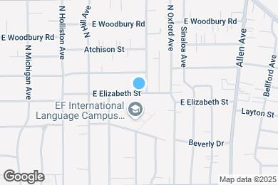 Map image of the property - 1561 E Elizabeth St