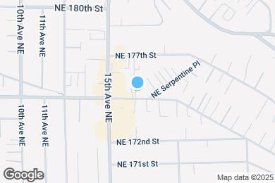 Map image of the property - 1540 NE 175th St