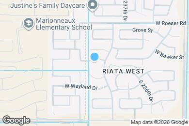 Map image of the property - 23873 W Bowker St