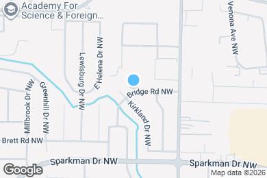 Map image of the property - 2620 Bridge Rd NW