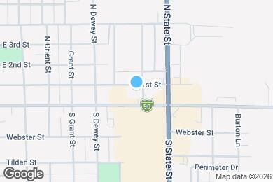 Map image of the property - 924 E 1st St