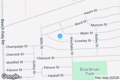 Map image of the property - 25112 Crowley St