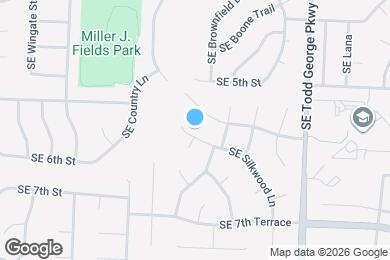 Map image of the property - 1532 SE Silkwood Ln