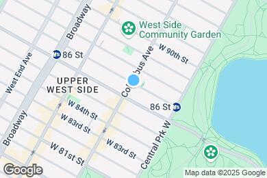 Map image of the property - 70 W 87th St