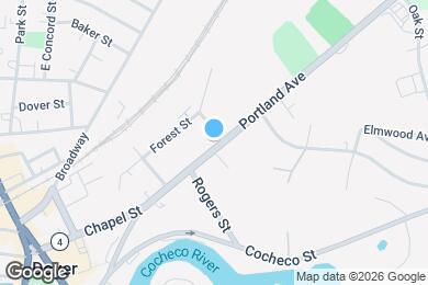 Map image of the property - 100 Portland Ave