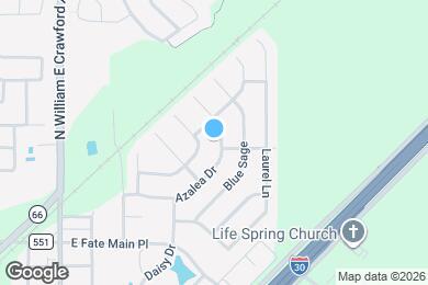 Map image of the property - 301 Azalea Dr