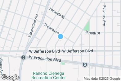 Map image of the property - 2918 S Harcourt Ave