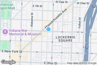 Map image of the property - 423 E Michigan St