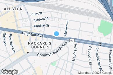 Map image of the property - 23 Brighton Ave