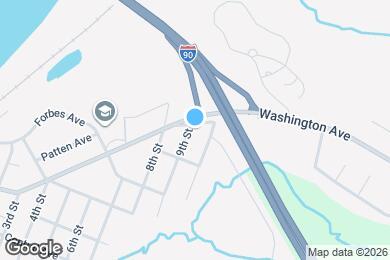 Map image of the property - 400 Washington Ave