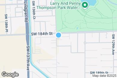 Map image of the property - 13376 SW 184th Ter