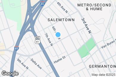 Map image of the property - 1701 6th Ave N