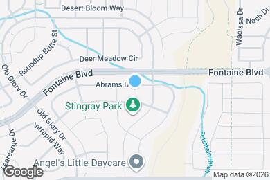 Map image of the property - 10423 Abrams Dr