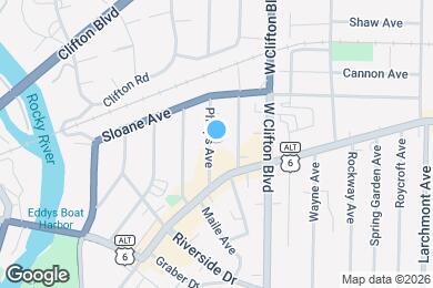 Map image of the property - 1357 Phelps Ave