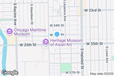 Map image of the property - 931 W 34th Pl