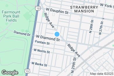 Map image of the property - 3035 W Diamond St