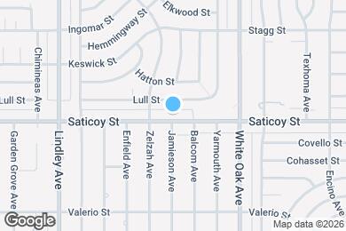 Map image of the property - 17825 Saticoy St