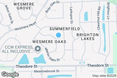 Map image of the property - 1712 Tall Oaks Dr