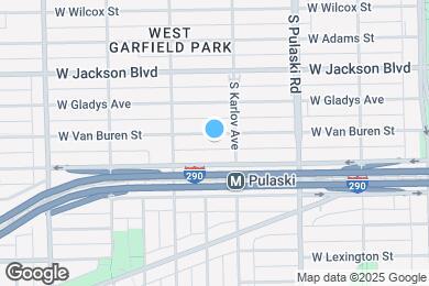 Map image of the property - 4119 W Van Buren St