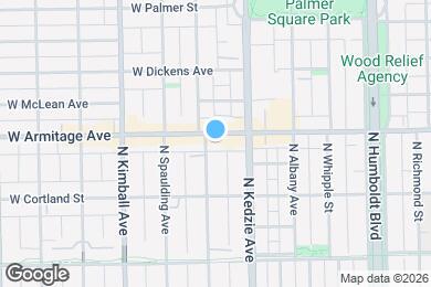 Map image of the property - 3231 W Armitage Ave